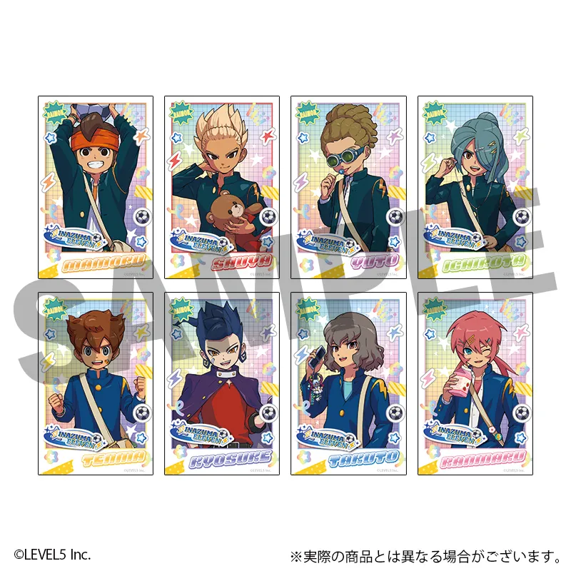 イナズマイレブン 英雄たちのヴィクトリーロード トレーディングフォトカード 平成ポップver. 全8種 1BOX入数：8