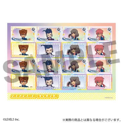 イナズマイレブン 英雄たちのヴィクトリーロード プリントシール 平成ポップver. Bパターン