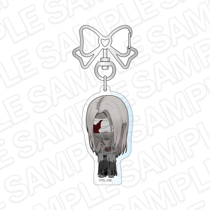 アクリルキーホルダー 銀髪の男 Rose デフォルメ ver.