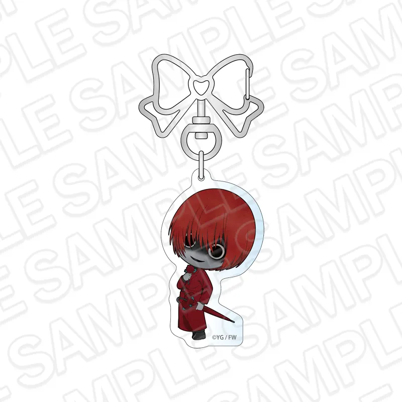 アクリルキーホルダー 赤い傘の男 Rose デフォルメ ver.