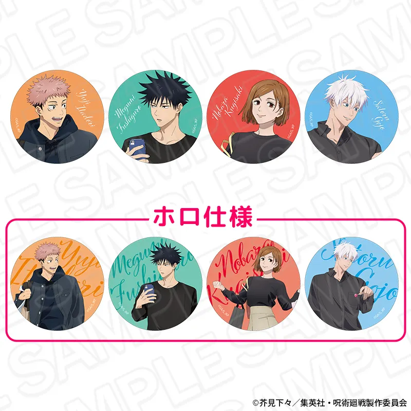 アニメ『呪術廻戦』5周年 カンバッジ(ランダム) shopping ver. セット