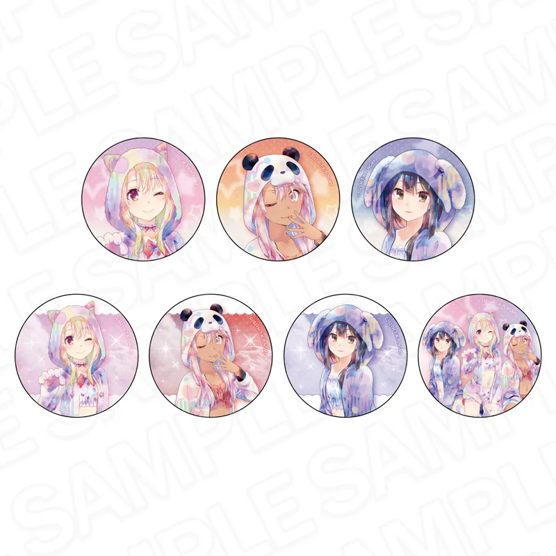 劇場版Fate/kaleid liner プリズマ☆イリヤ Licht 名前の無い少女 ホログラムカンバッジ(ランダム) PALE TONE series パジャマ ver.