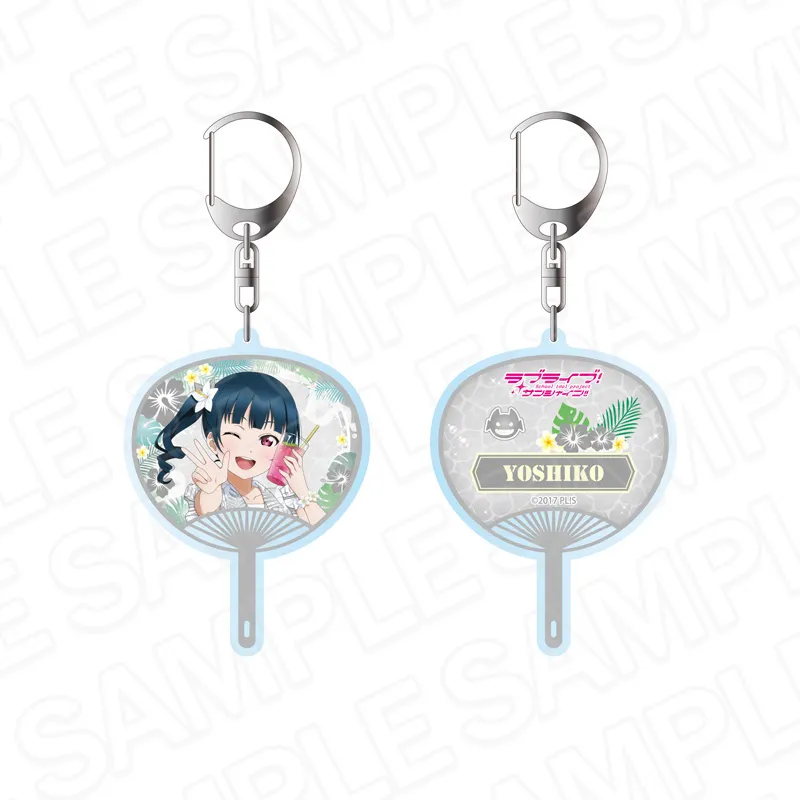 ラブライブ！サンシャイン!! 両面キーホルダー 津島善子 アロハ衣装 ver.