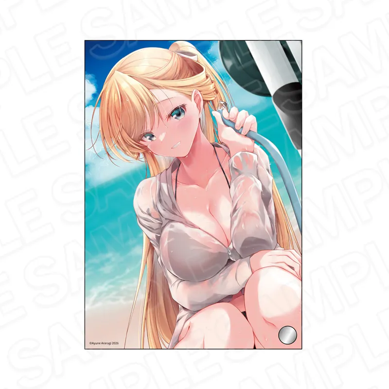 一式さんは恋を知りたい。 ミニアクリルアート 一式リンナミルフォード ビーチでイタズラ ver.