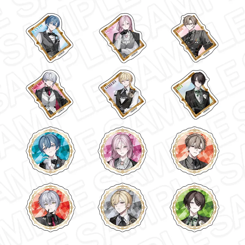 BOYS be MAID！～御曹司メイドボーイ部の日日～ アクリルステッカー(ランダム) レヴュー・ド・ヴェール ver. セット