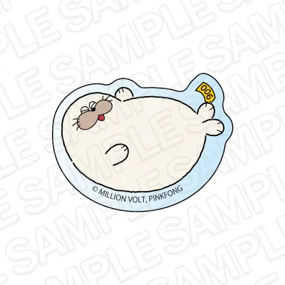 SEALOOK ゆらゆらアクリルブロック ぽっちゃりザラシ