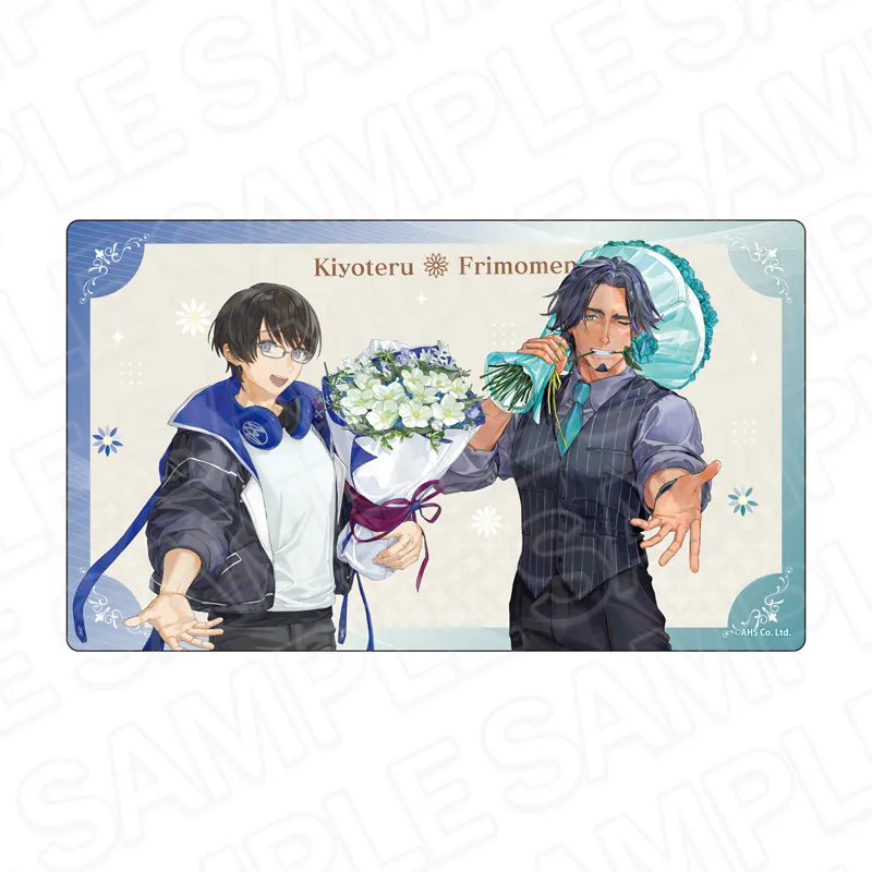 AHSキャラクターズ ラバーデスクマット 氷山キヨテル&フリモメン flower ver.