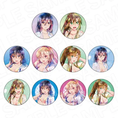 ストライク・ザ・ブラッドFINAL ホログラムカンバッジ(ランダム) PALE TONE series Yシャツ&尻もち ver.