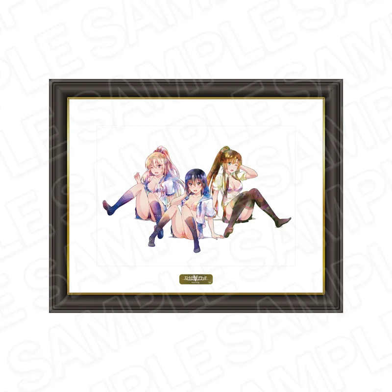 ストライク・ザ・ブラッドFINAL メモリアルアート PALE TONE series 雪菜&浅葱&紗矢華 尻もち ver.