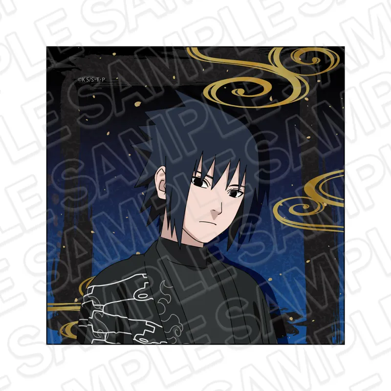 NARUTO-ナルト- 疾風伝 マイクロファイバー うちはサスケ ブラックコーデ ver.
