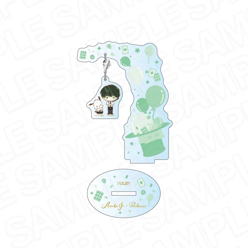 怪盗セイント・テール×サンリオキャラクターズ ふらふらアクリルスタンド アスカJr.×ポチャッコ