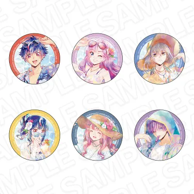 「カードファイト!! ヴァンガード Divinez デラックス決勝編」 カンバッジ(ランダム) PALE TONE series バカンス ver. セット