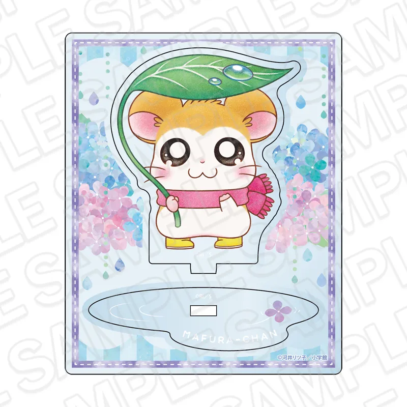 とっとこハム太郎 アクリルスタンド マフラーちゃん あめの日 ver.