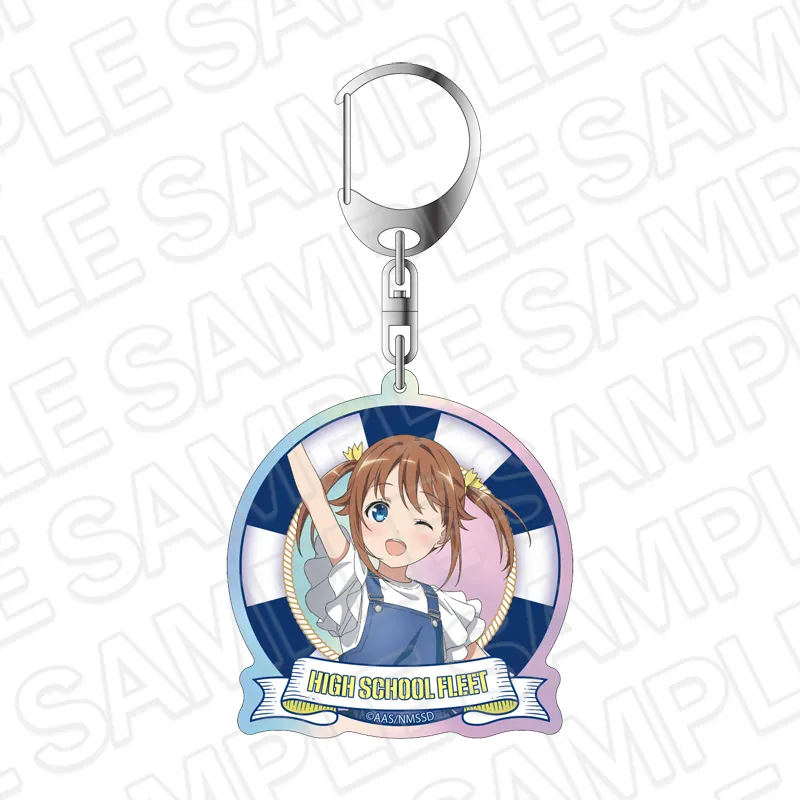 劇場版 ハイスクール・フリート オーロラキーホルダー 岬 明乃 10th Anniversary ver.