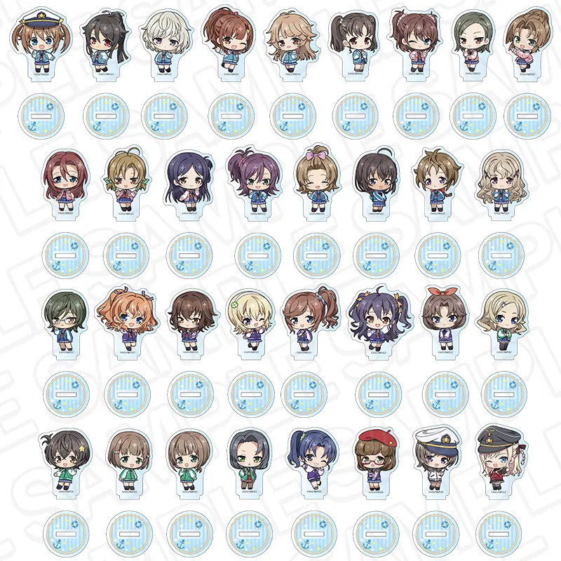 劇場版 ハイスクール・フリート ミニアクリルスタンド(ランダム) 10th Anniversary ミニキャラ ver.