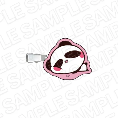 あおぱんだ アクリルヘアクリップ あーちゃん