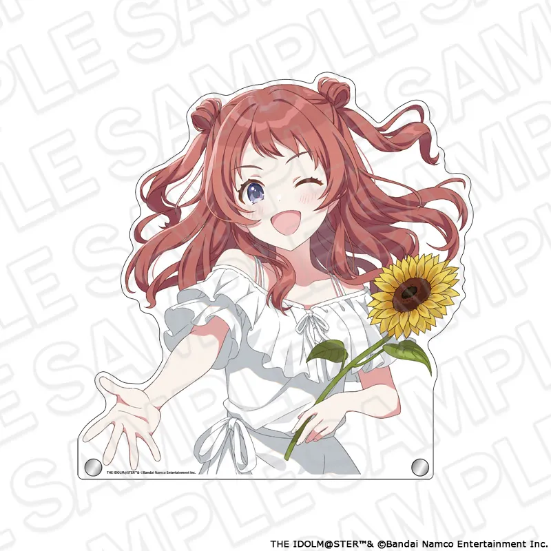 学園アイドルマスター 特大ダイカットアクリルボード 花海咲季 sunflower ver.