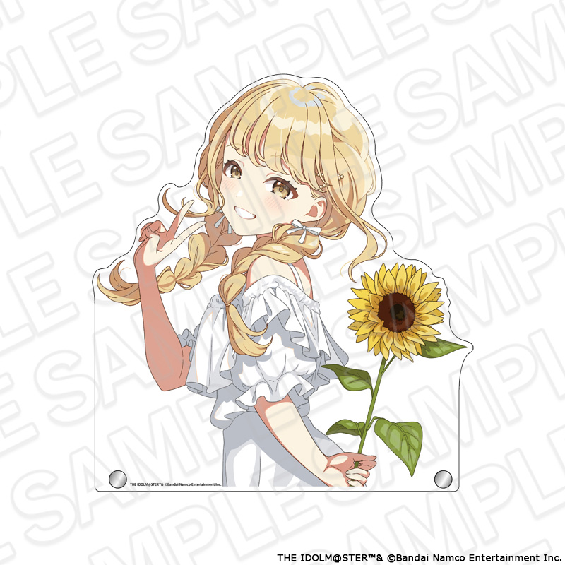 学園アイドルマスター 特大ダイカットアクリルボード 藤田ことね sunflower ver. 2