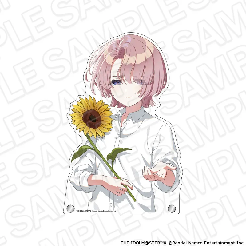 学園アイドルマスター 特大ダイカットアクリルボード 有村麻央 sunflower ver.