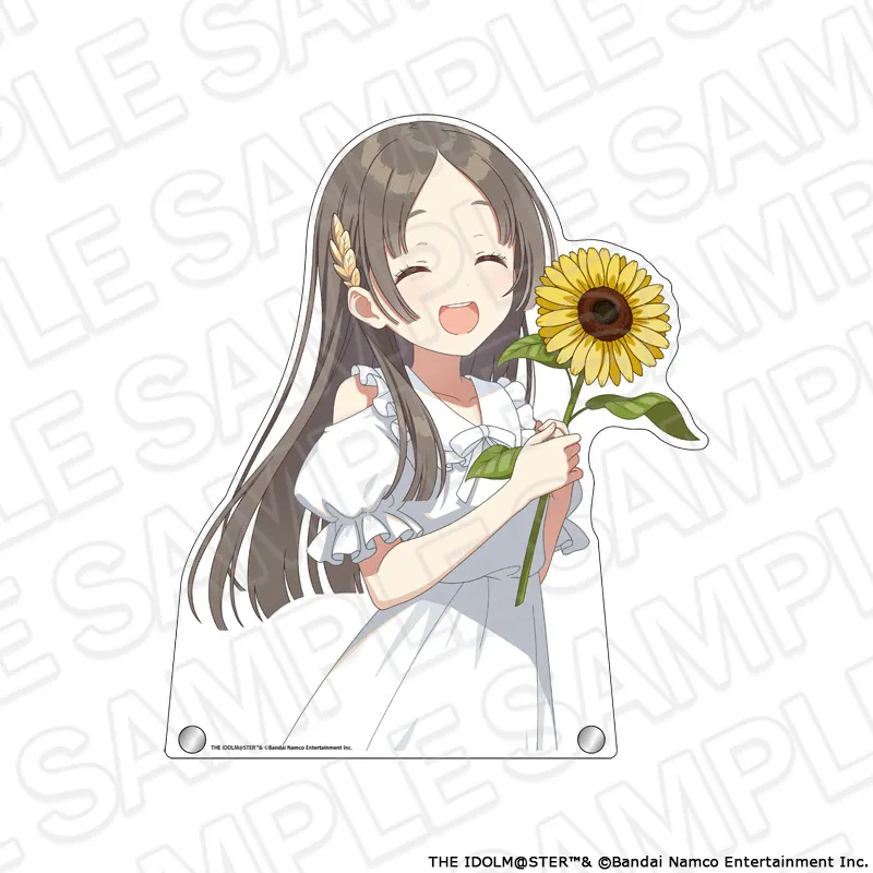 学園アイドルマスター 特大ダイカットアクリルボード 倉本千奈 sunflower ver.