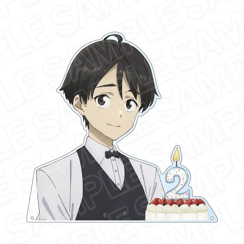 TVアニメ「負けヒロインが多すぎる！」 特大ダイカットアクリルボード 温水和彦 2nd Anniversary スイーツ ver.