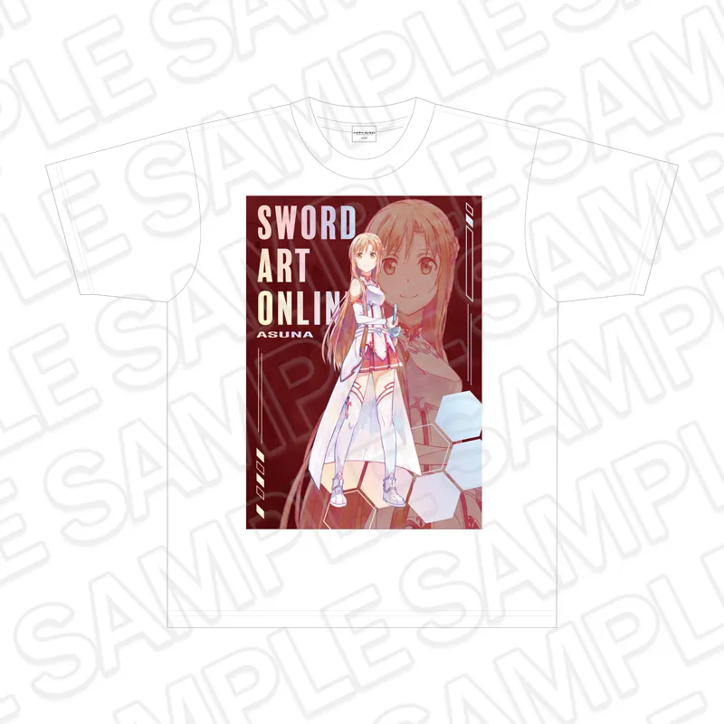ソードアート・オンライン フルカラーTシャツ アスナ crayon painting ver.