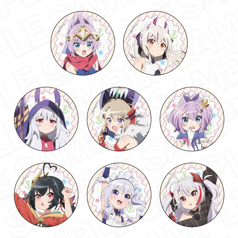 アニメ『アズールレーン びそくぜんしんっ!にっ!!』 ホログラムカンバッジ(ランダム)