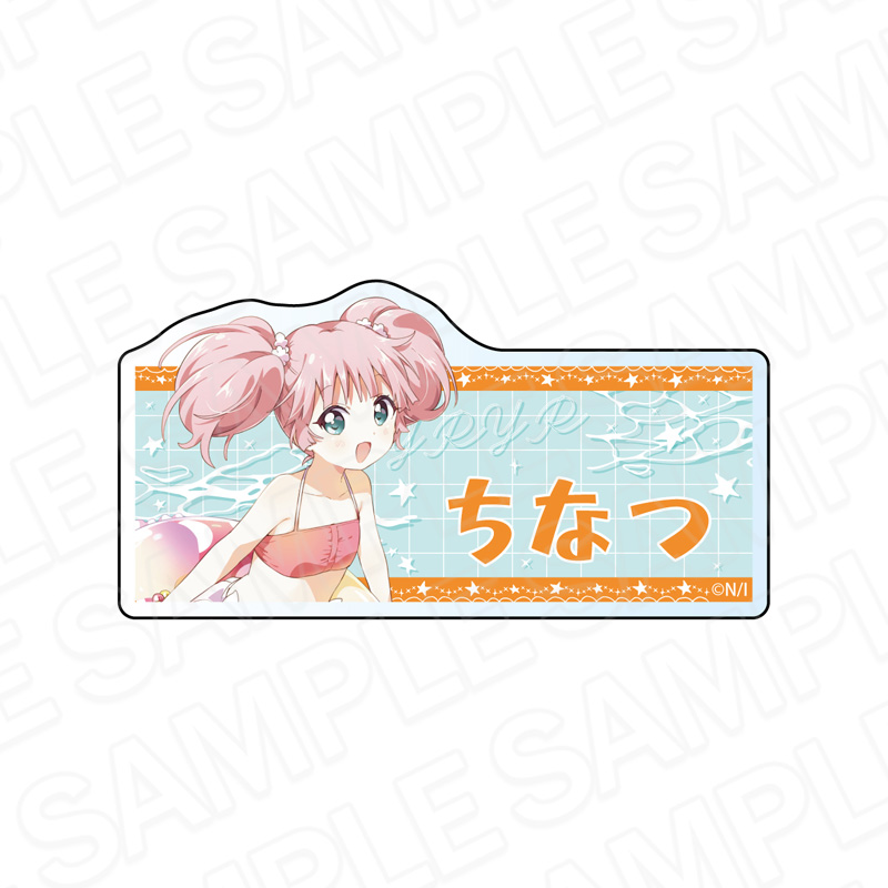 ゆるゆり アクリルネームバッジ 吉川ちなつ 水着 ver. - GoodsMart