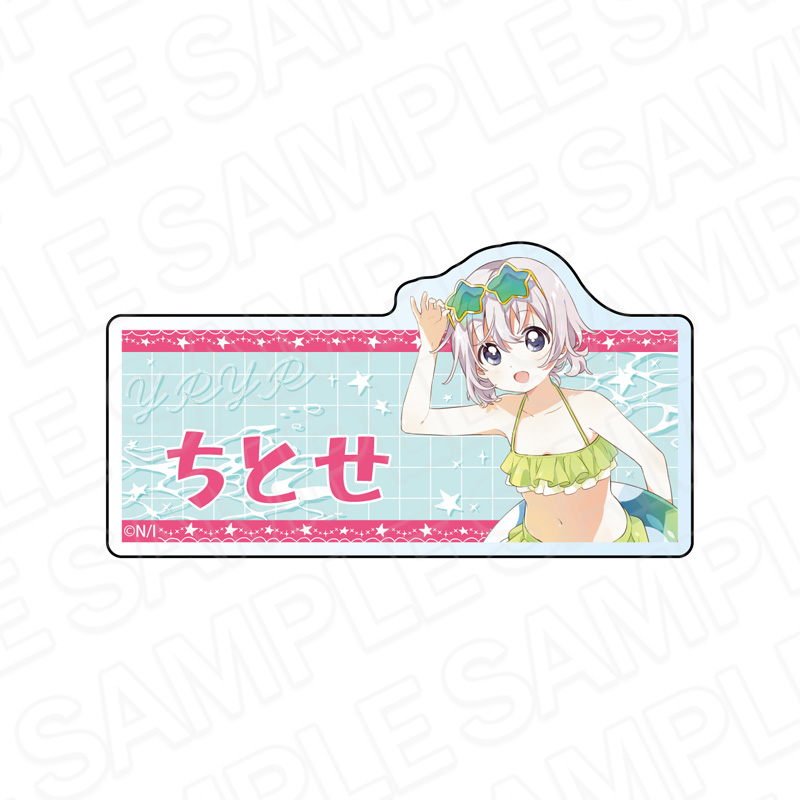ゆるゆり アクリルネームバッジ 池田千歳 水着 ver. - GoodsMart Wholesale