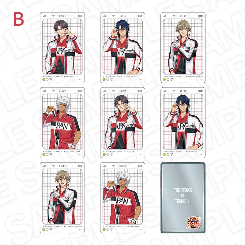 新テニスの王子様 コレクションカード(ランダム) Face Collection B セット