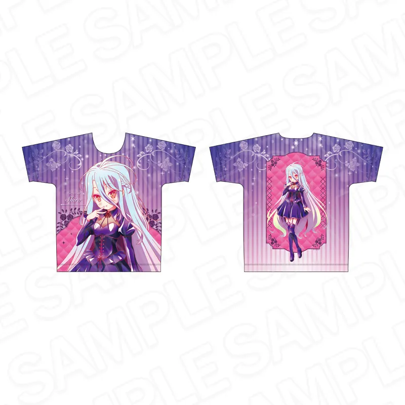 ノーゲーム・ノーライフ フルグラフィックTシャツ 白 ボンテージ ver.