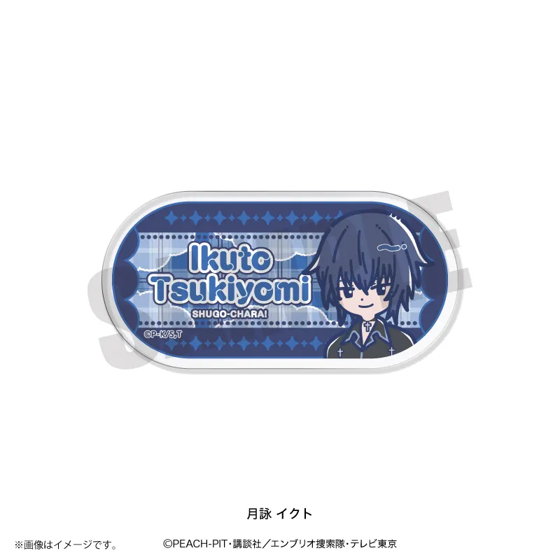れとぽぷ アクリルバッジ月詠 イクト