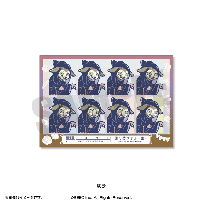 れとぽぷ 証明写真風ステッカー切子