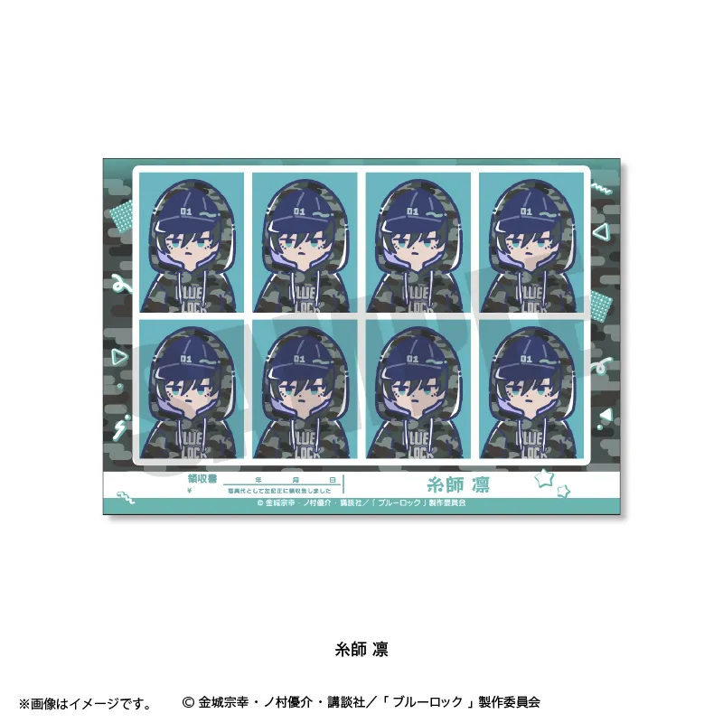 れとぽぷ 第8弾 証明写真風ステッカー 糸師 凛