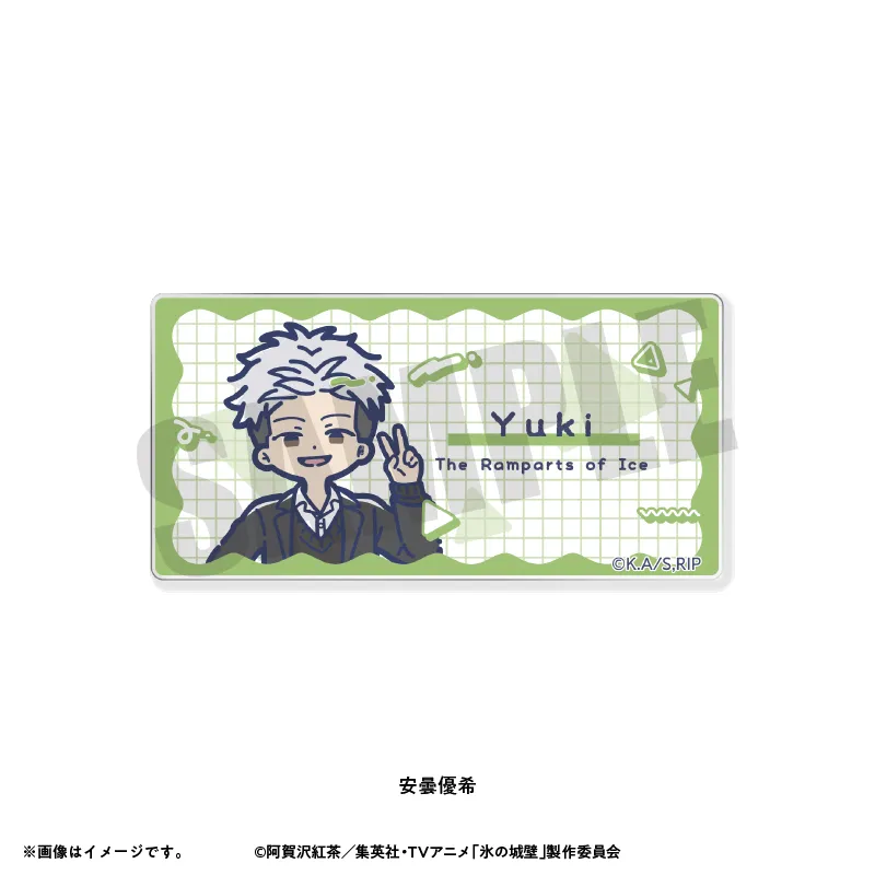 れとぽぷ アクリルバッジ 安曇優希