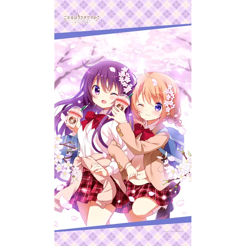 ご注文はうさぎですか？ BLOOM　のれん （ココア＆リゼ／春)