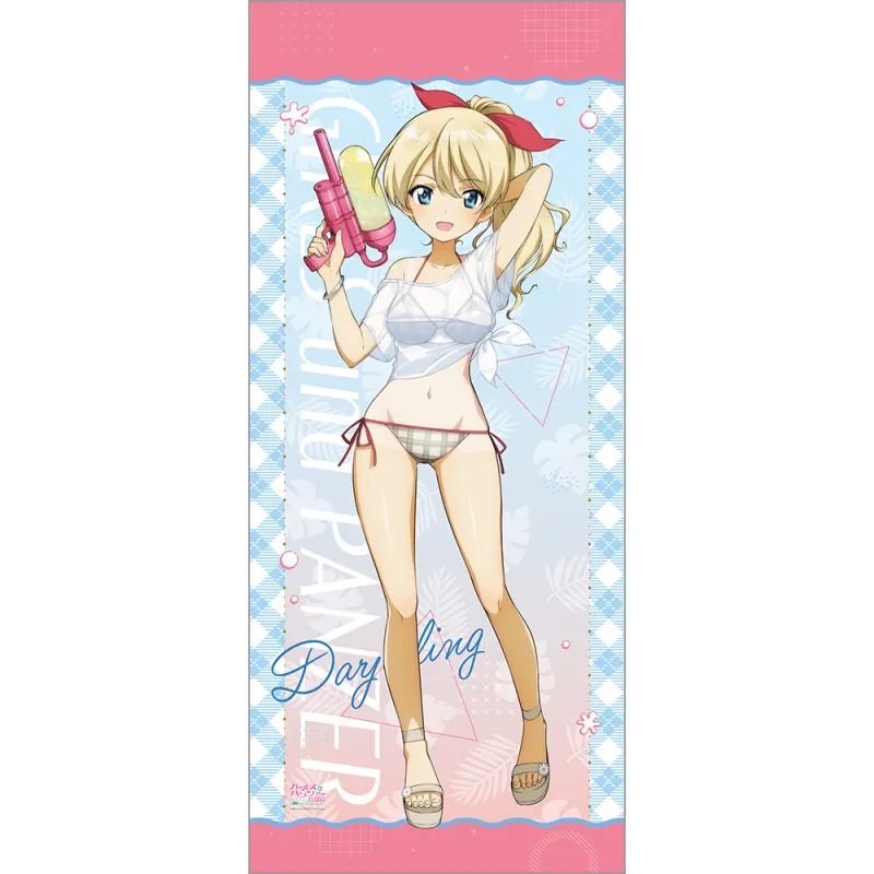 ガールズ＆パンツァー 最終章　描き下ろし特大タペストリー （ダージリン／水鉄砲 日焼けVer.）