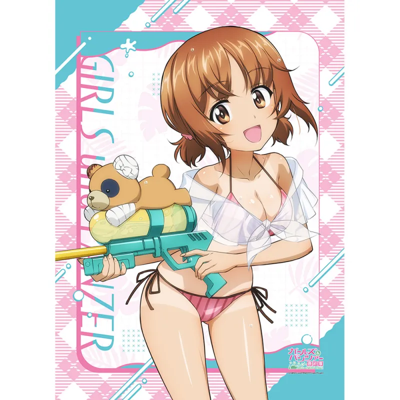 ガールズ&パンツァー 最終章 描き下ろしB2タペストリー (西住みほ/水鉄砲 日焼けVer.)