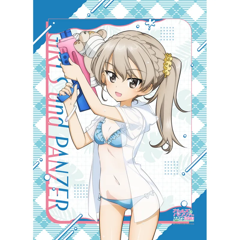ガールズ＆パンツァー 最終章　描き下ろしB2タペストリー （島田愛里寿／水鉄砲 日焼けVer.）