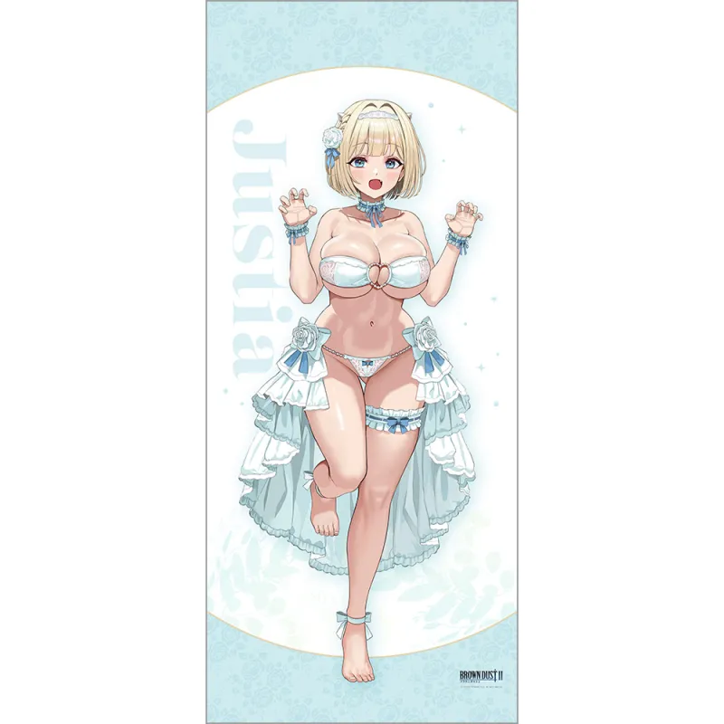 ブラウンダスト2 描き下ろし特大タペストリー(ユースティア/ウエディング水着)