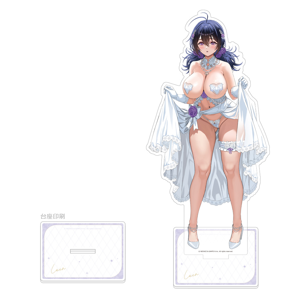 ブラウンダスト2 描き下ろし特大アクリルスタンド（ロエン／ウエディング水着） 2