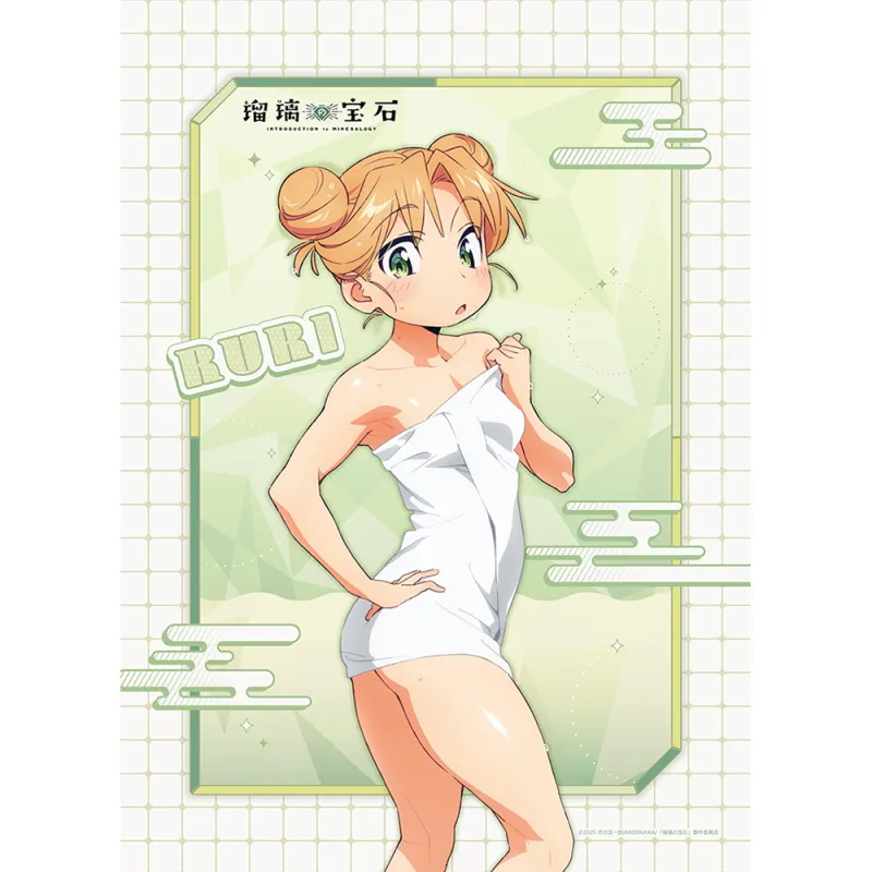 描き下ろしB2タペストリー(谷川瑠璃/温泉)Wスエード
