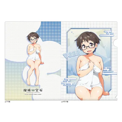 描き下ろしクリアファイル(伊万里曜子/温泉)