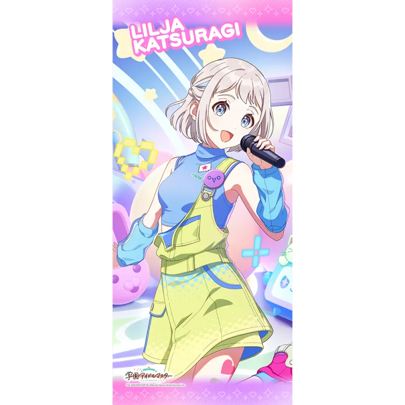 学園アイドルマスター スポーツタオル（葛城リーリヤ／ミラクルナナウ(゚∀゚)！）