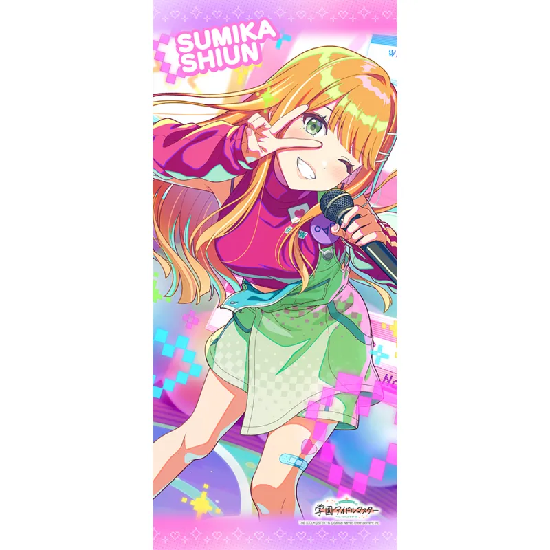 学園アイドルマスター スポーツタオル（紫雲清夏／ミラクルナナウ(゚∀゚)！）
