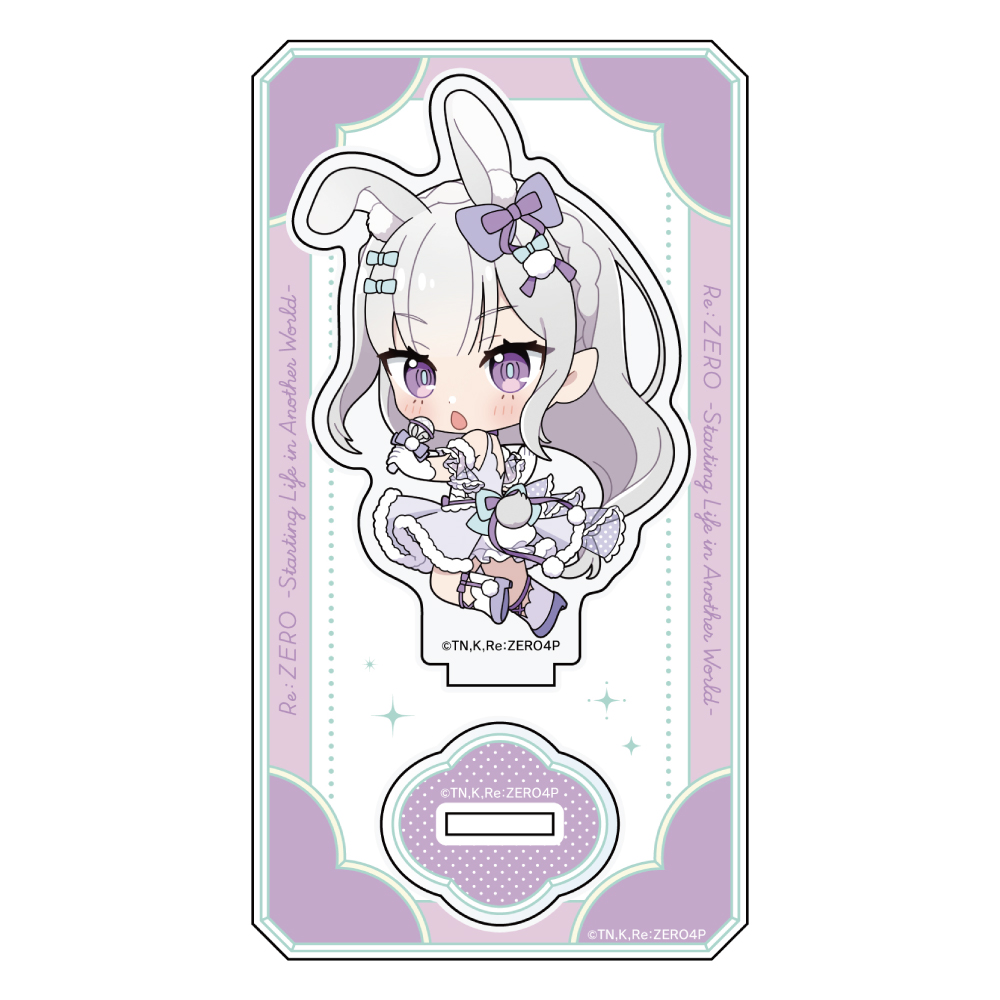 Re:ゼロから始める異世界生活 アクリルスタンド（エミリア／けもみみアイドル） 2