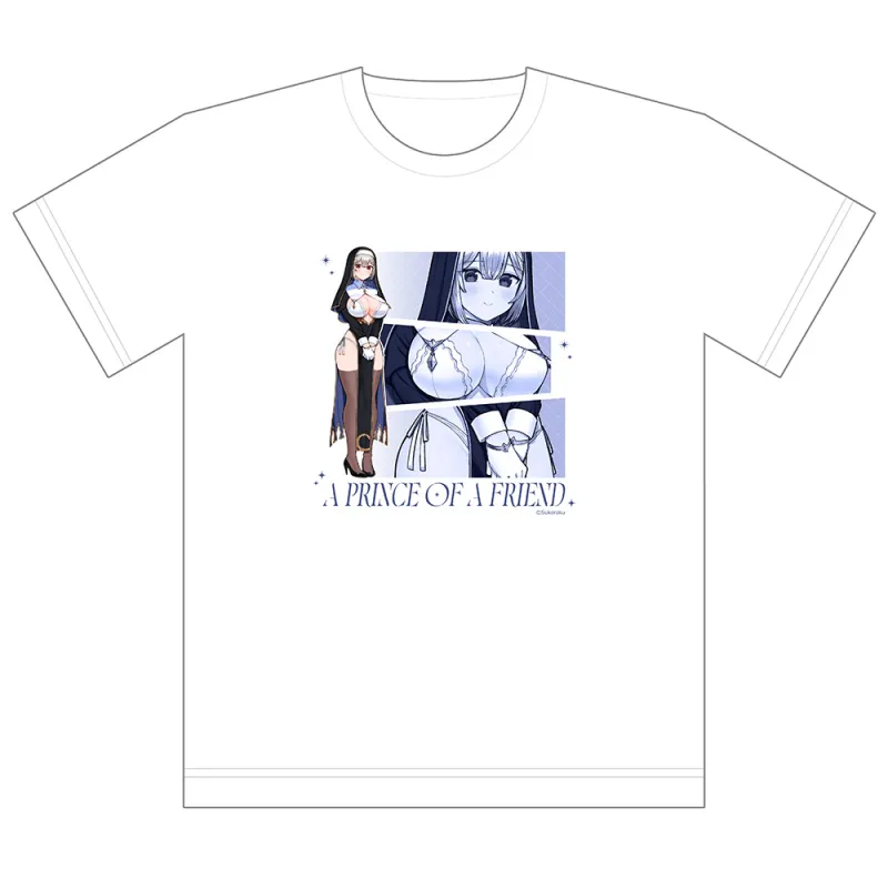 王子様の友達 描き下ろしTシャツ（藍田美明／シスター）Mサイズ