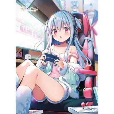 一畳間まんきつ暮らし！ B2タペストリー（中埜音緒）Wスエード