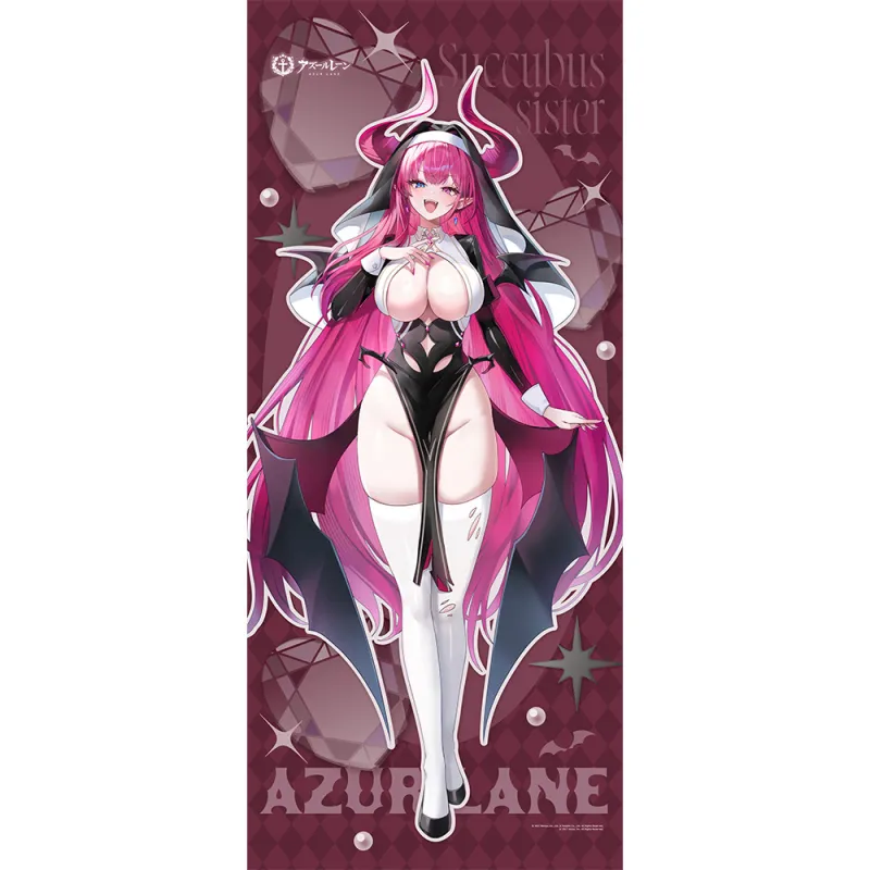 アズールレーン 描き下ろし特大タペストリー(メークレンブルク/サキュバスシスター)