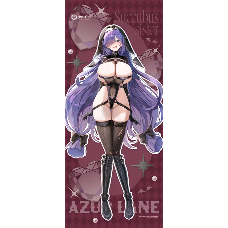 アズールレーン 描き下ろし特大タペストリー(モガドール/サキュバスシスター)